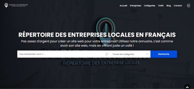 Rapide-Entreprises, annuaire gratuit
