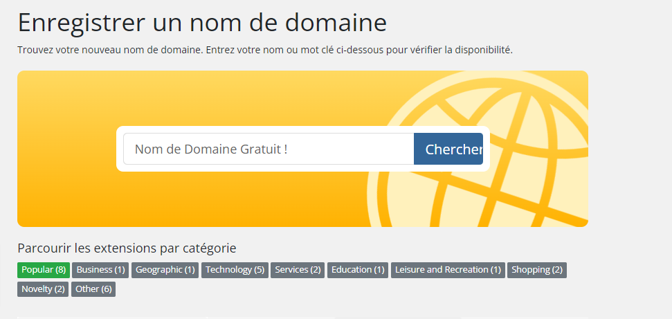 Nom de domaine gratuit pendant un an chez Spiderhoster.com !