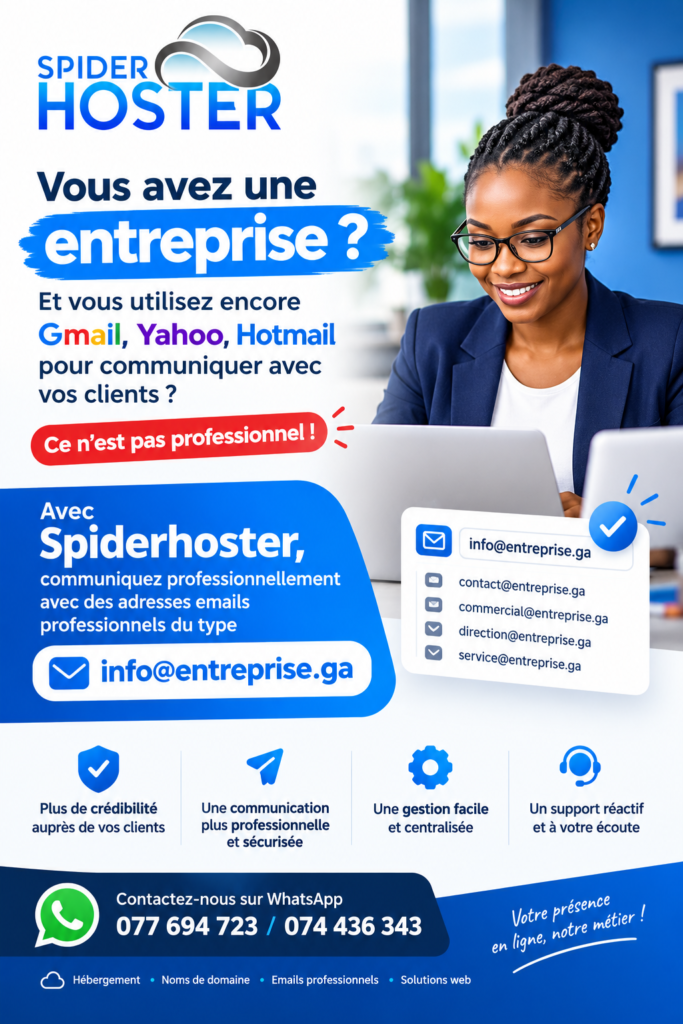 Commandez des adresses emails professionnels pour votre entreprise au Gabon