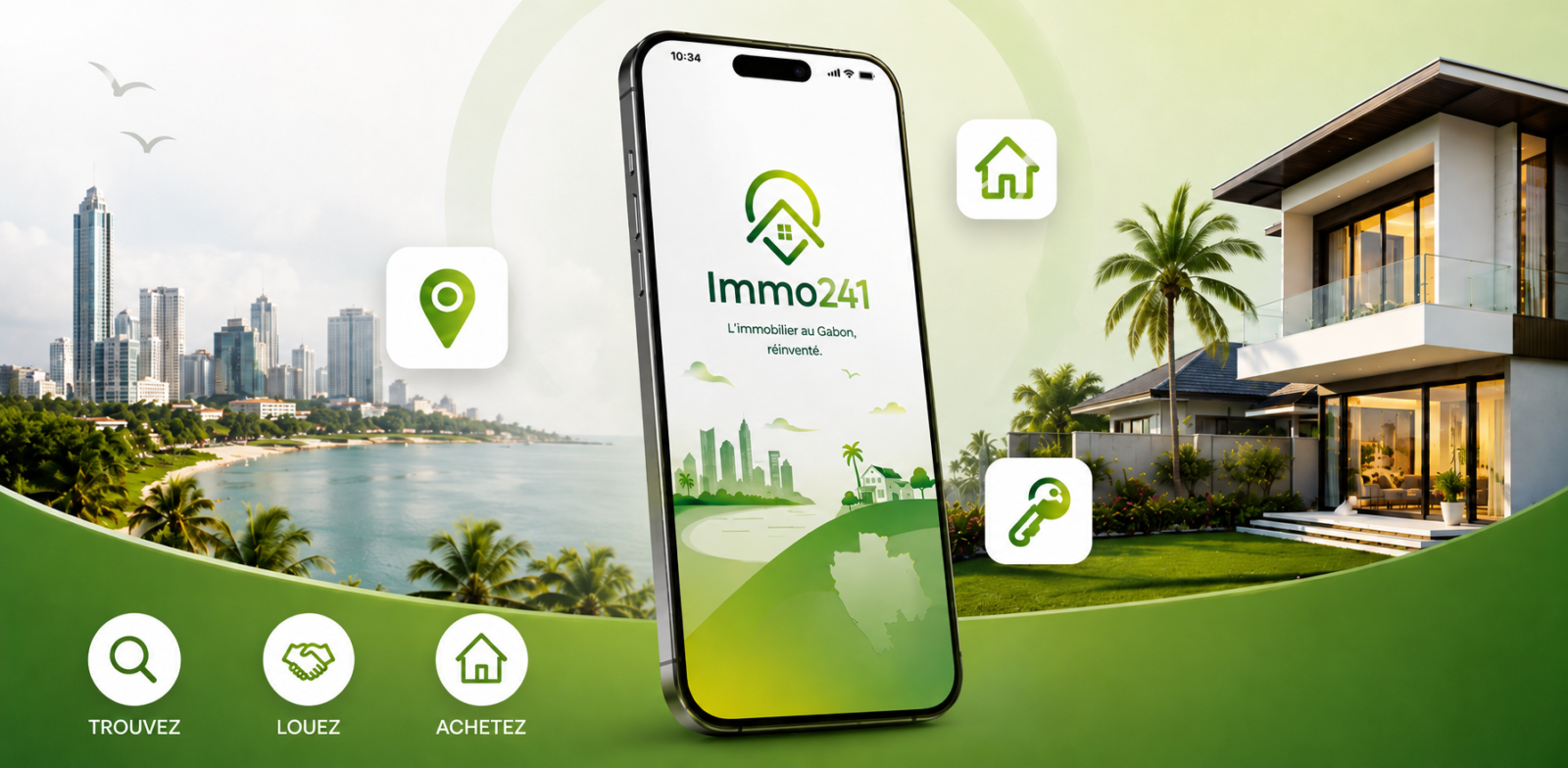 Immo241 : la plateforme qui donne enfin de la visibilité à l'immobilier gabonais, et c'est 100% gratuit